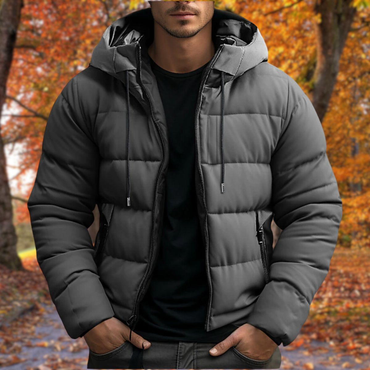 Herren Winterjacke Wasserabweisend