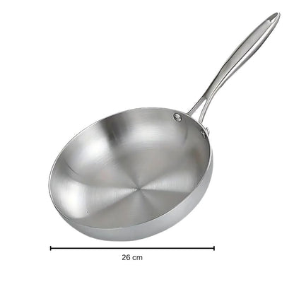Edelstahl Bratpfanne Induktionssicher