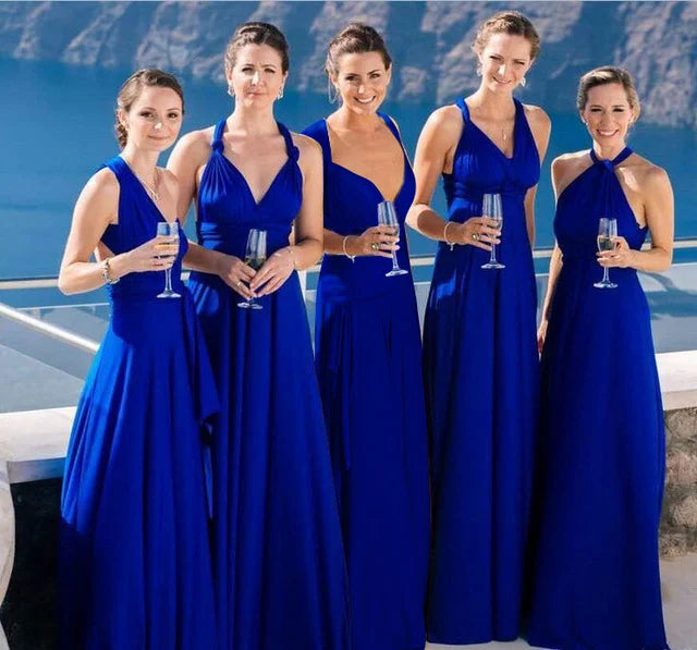 Damen Elastisches Wickelkleid mit Trägern