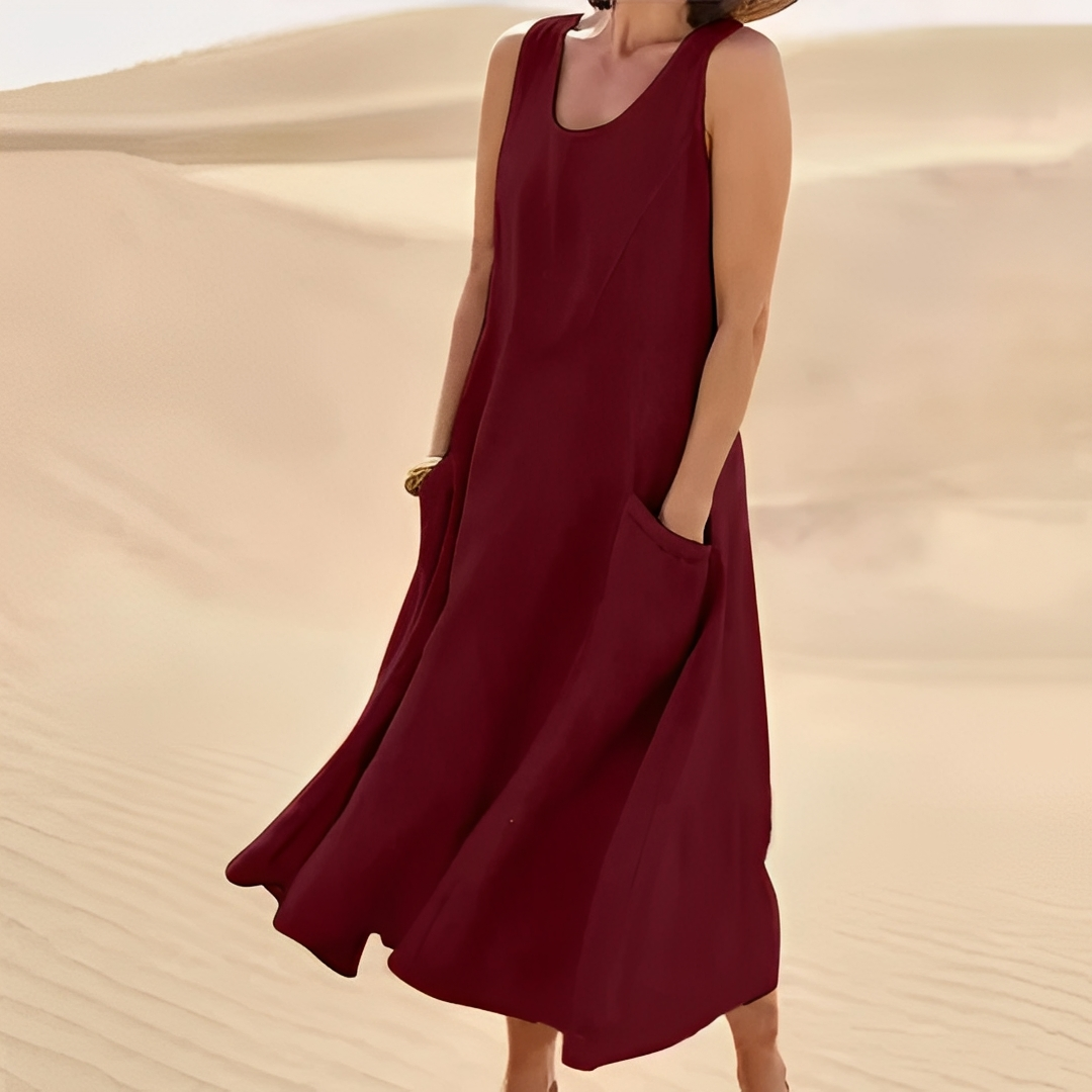 Damen Sommerkleid Modern Leicht Farbenfroh