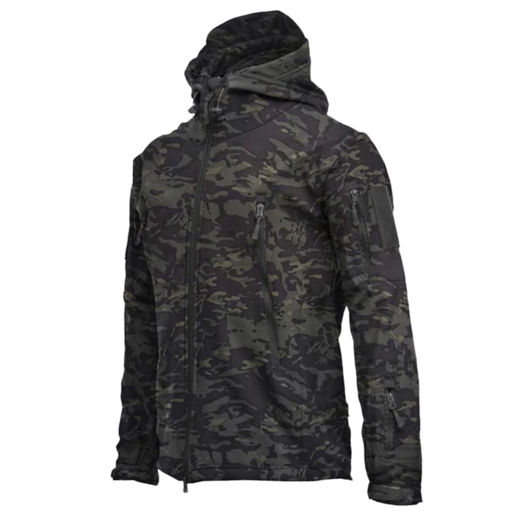 Taktisches Kampfjacket Militärstil Camo wird zu:
Taktisches