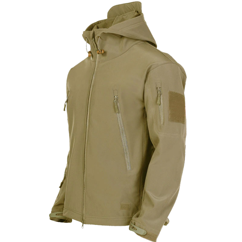 Taktisches Kampfjacket Militärstil Camo wird zu:
Taktisches