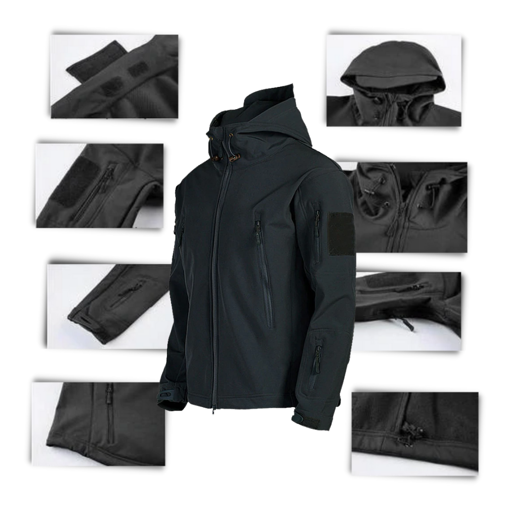 Taktisches Kampfjacket Militärstil Camo wird zu:
Taktisches