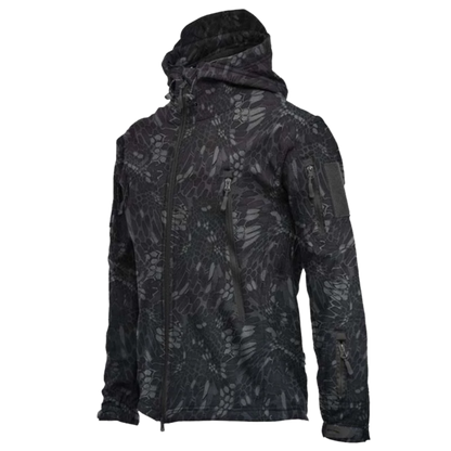 Taktisches Kampfjacket Militärstil Camo wird zu:
Taktisches