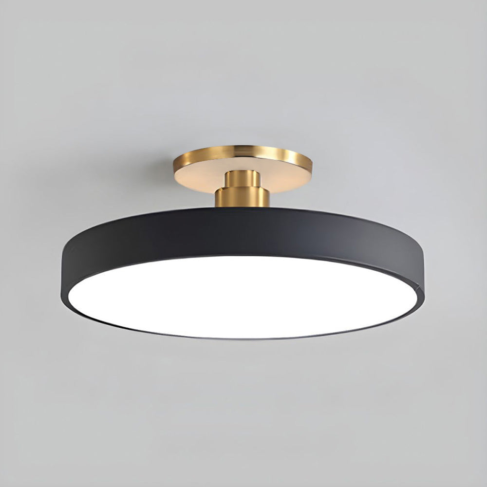 Moderne LED-Deckenleuchte Gold Finish - Norvielle