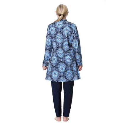 Burkini Badeanzug für Frauen Gedruckt 3XL 8XL