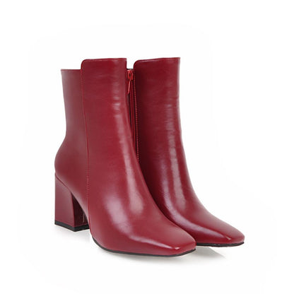 Norvielle Damen Stiefeletten Hoher Absatz