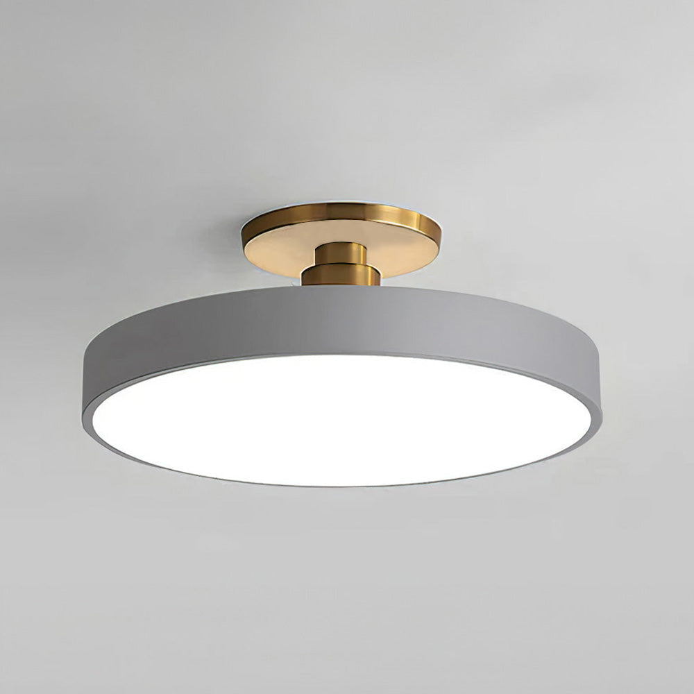 Moderne LED-Deckenleuchte Gold Finish