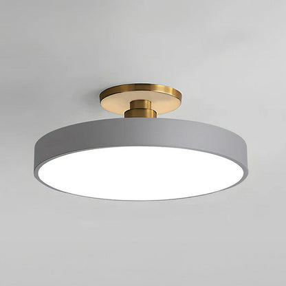 Moderne LED-Deckenleuchte Gold Finish