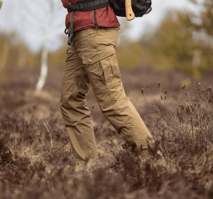 Herren Militärhose Outdoor Baumwolle Olivgrün - Norvielle