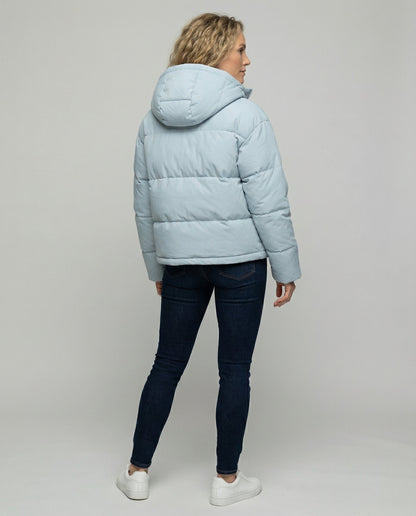 Damen Gepolsterte Winterjacke Mit Kapuze