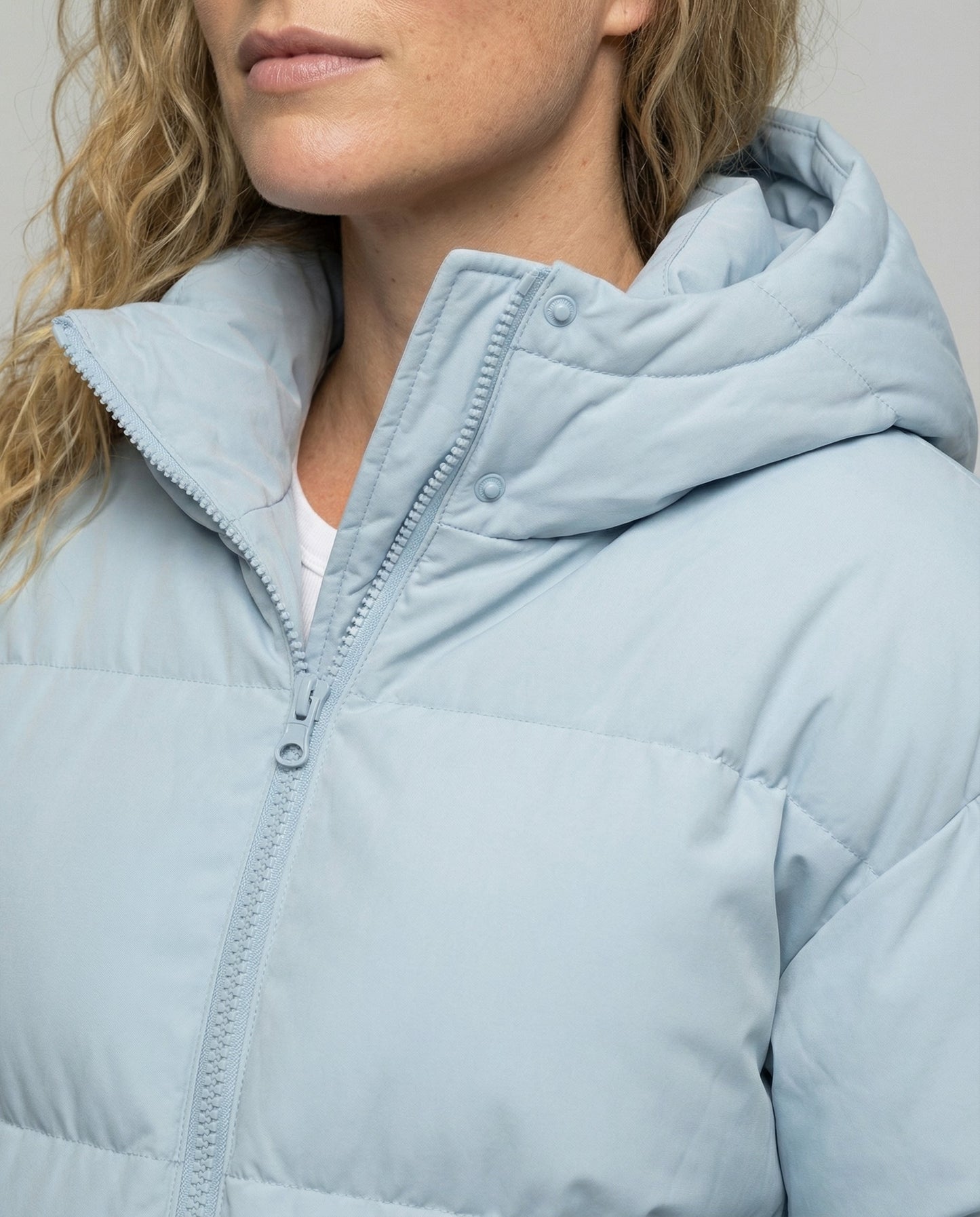 Damen Gepolsterte Winterjacke Mit Kapuze