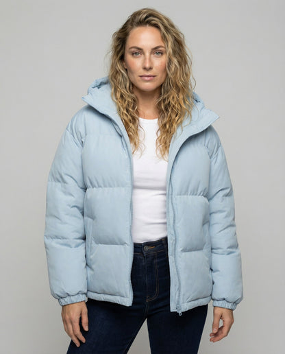 Damen Gepolsterte Winterjacke Mit Kapuze - Norvielle