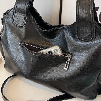 Damen Große Trage Handtasche Schultergurt Optimal