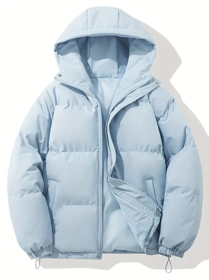 Damen Gepolsterte Winterjacke Mit Kapuze