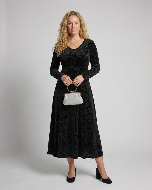 Figurformendes Ausgestelltes Damenkleid - Norvielle