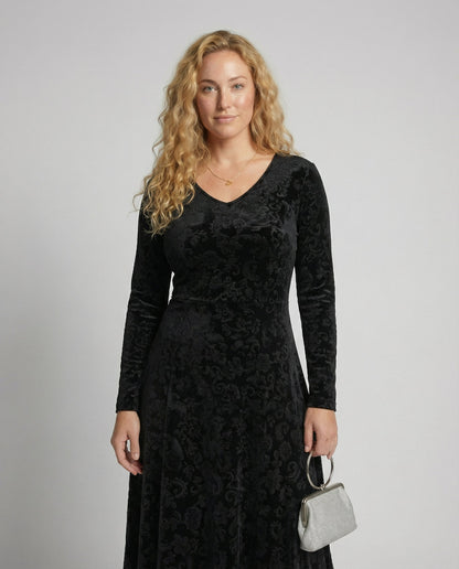 Figurformendes Ausgestelltes Damenkleid