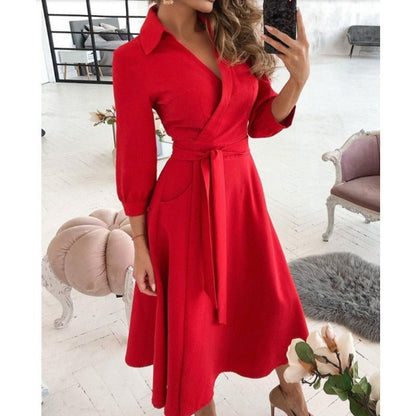 Damen Kleid Elegant Vielseitig