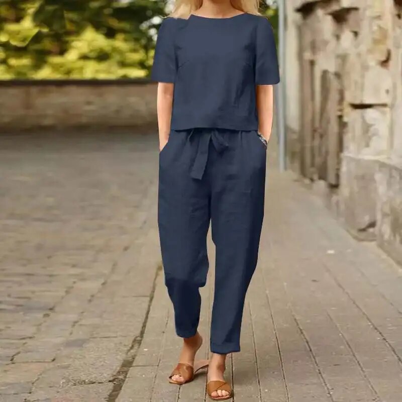Norvielle Damen Frühlingsset Leicht Beige