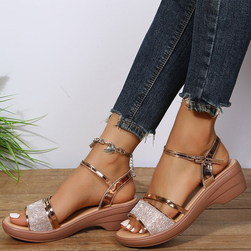 Podilife Damen Orthopädische Römersandalen