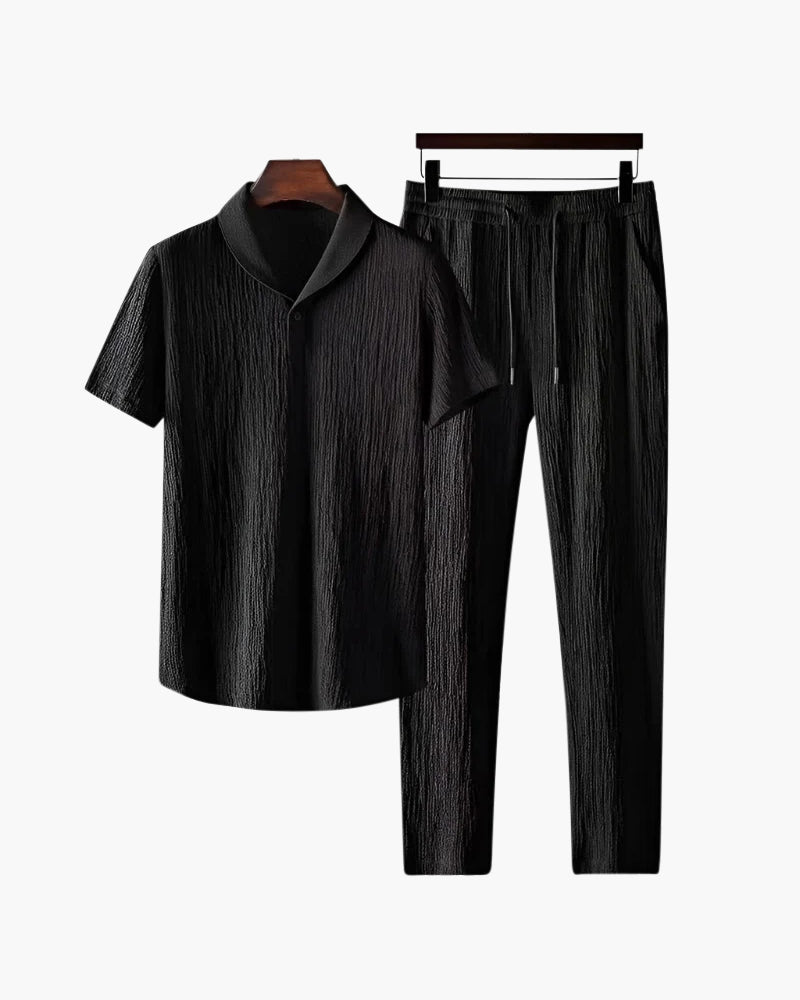 Herren Sommer-Set Kurzarmshirt und Hose