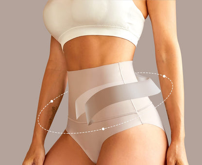 Hohe Taille Damen Slips 5er Pack Bauch-Kontrolle Shapewear