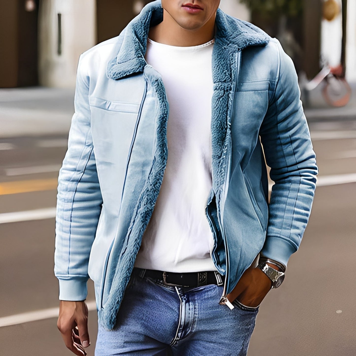 Herren Winterjacke Wärme Isoliert