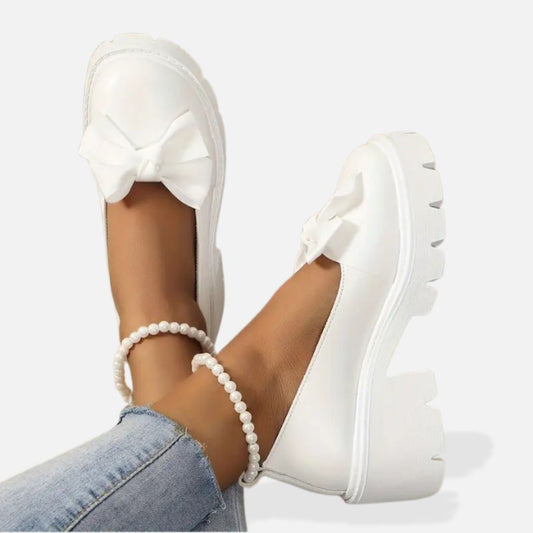 Norvielle Damen Plattform Loafers Schuhe - Norvielle