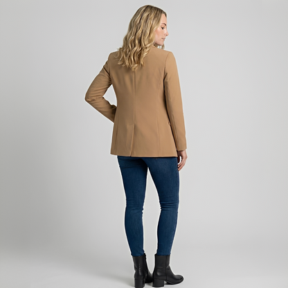 Damen Blazer Stoff Elegannt