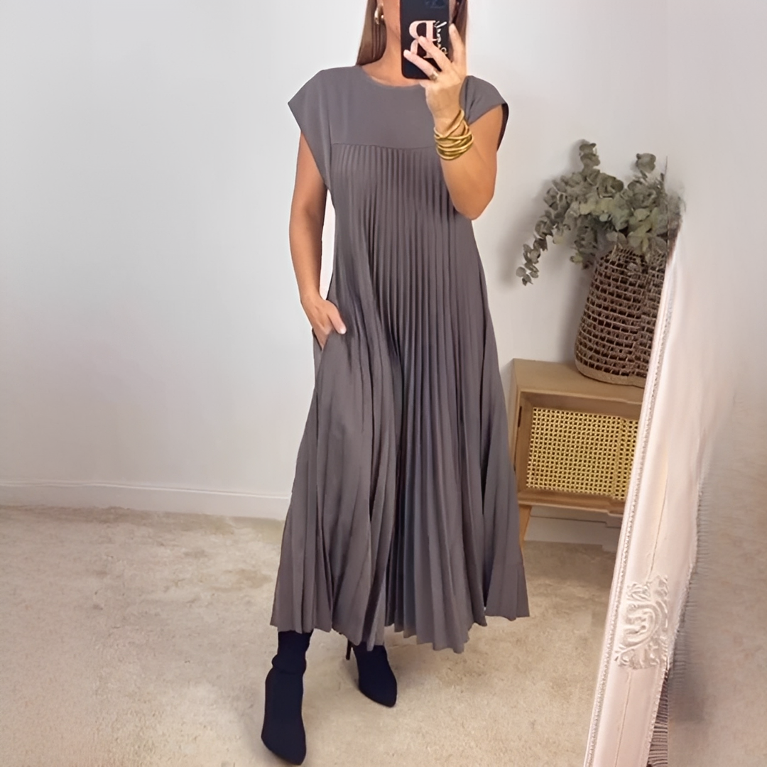Damen Langkleid Sommer atmungsaktives Leichtes