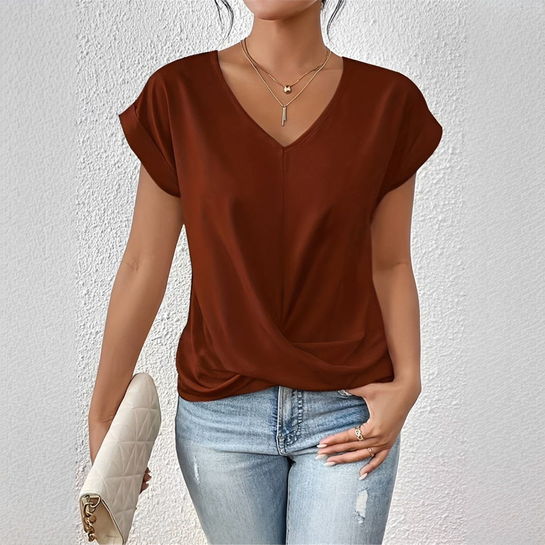 Paola Damen T-Shirt Kurzärmelig Elegantes Design