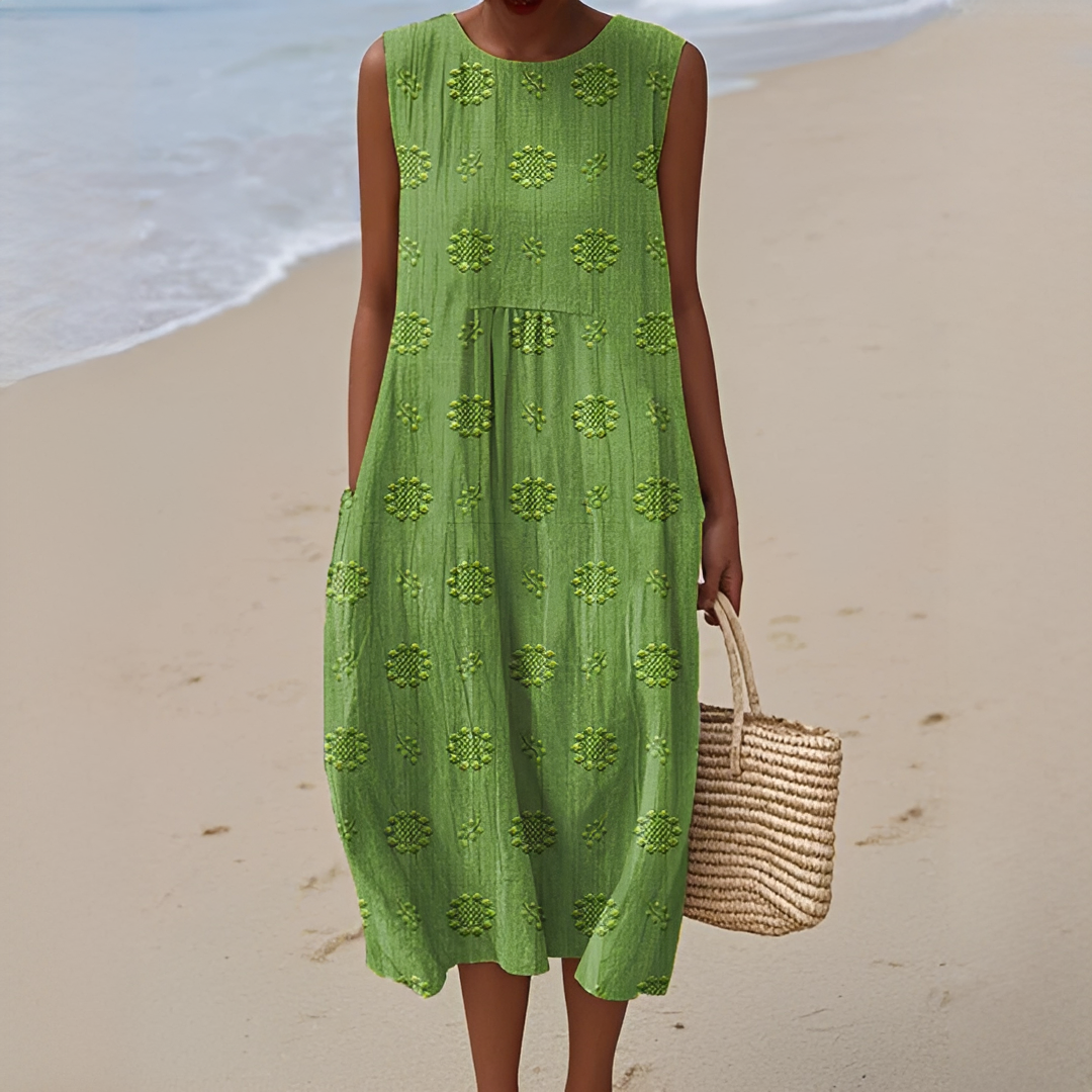 Carley Damen Sommerkleid Leicht Modisch