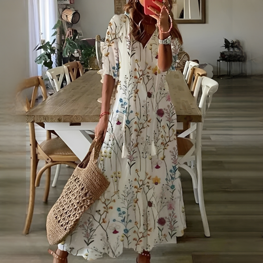 Damen Sommerkleid Leichtes Kleid Pastellfarben