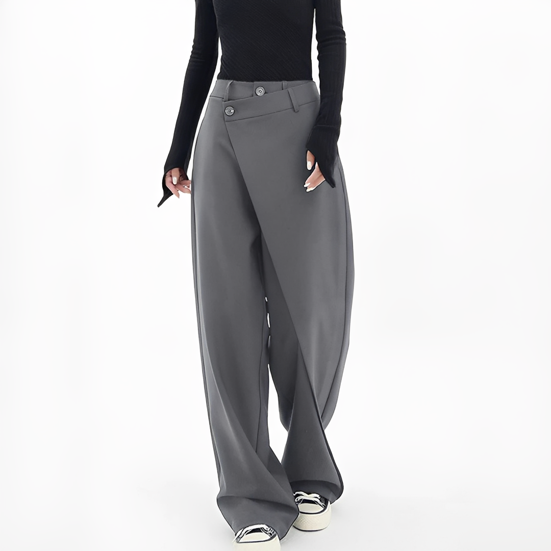 Lussey Damen Hose Weit Stilvoll - Norvielle