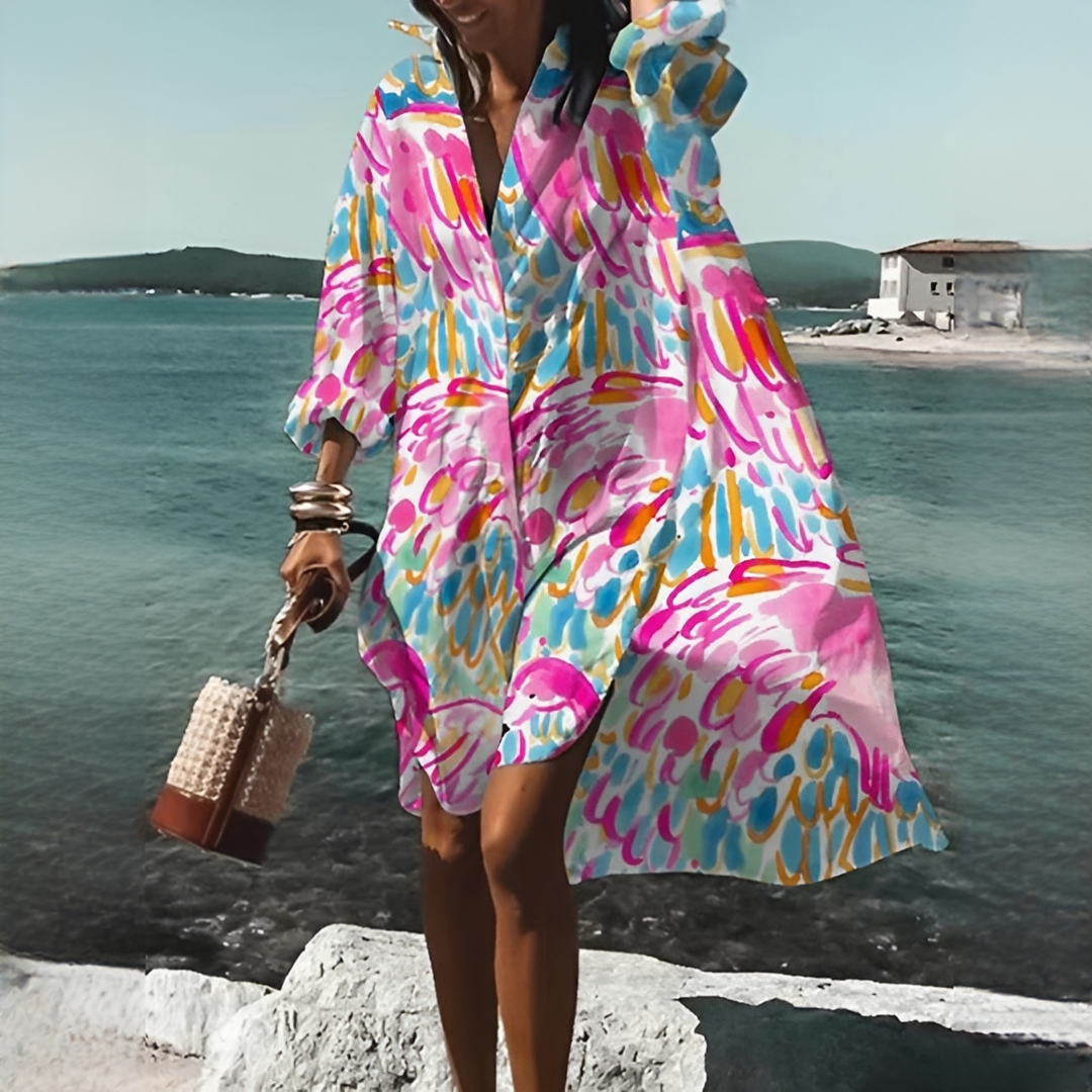 Lorane Damen Sommerkleid Stilvoll