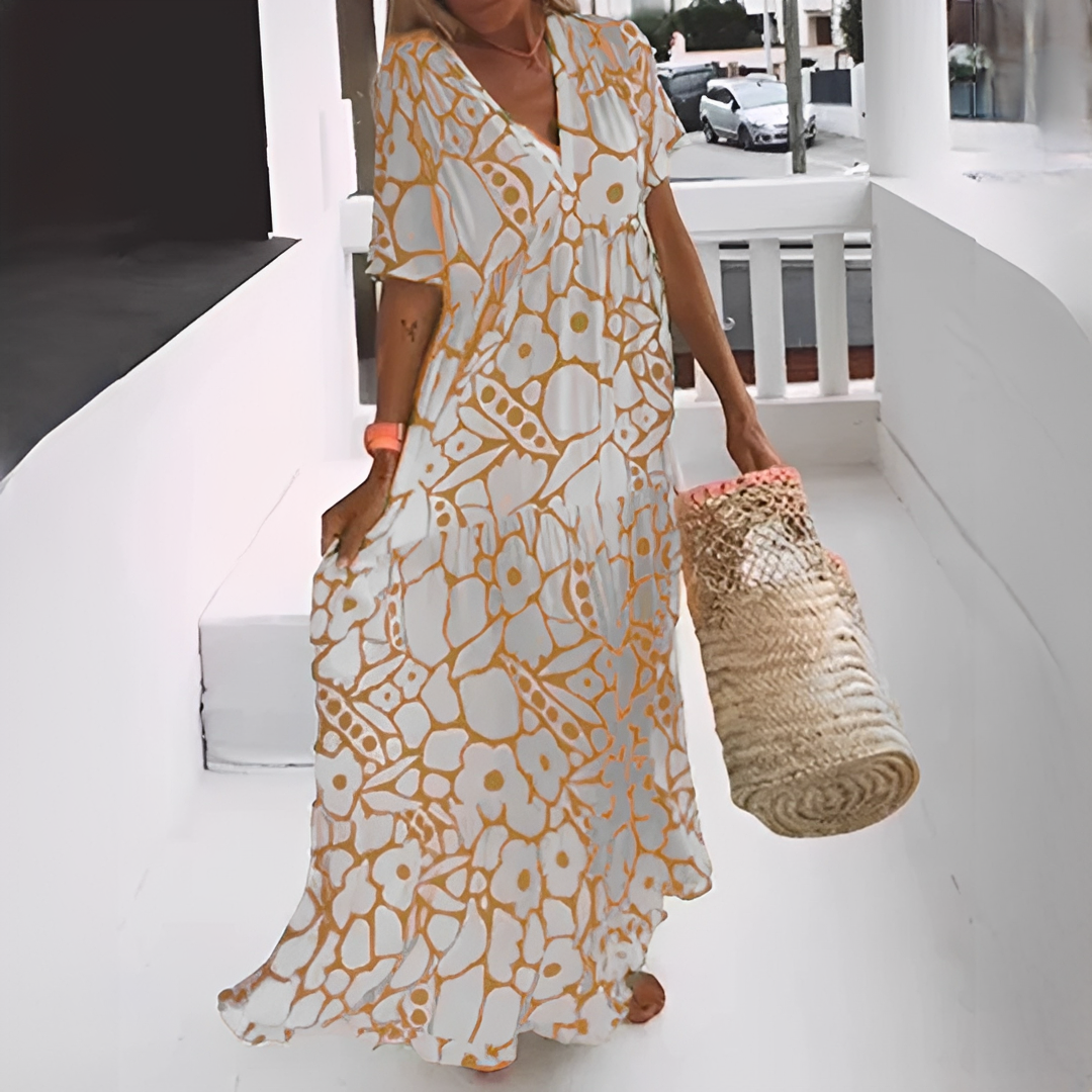 Damen Sommerkleid Leicht Baumwolle Pastellblau