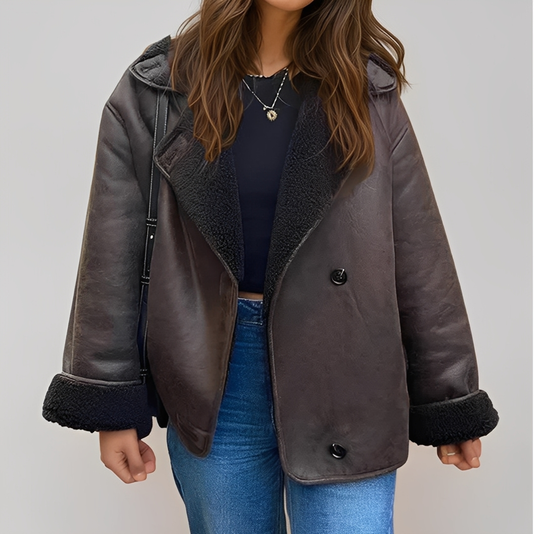 Izza Damen Winterjacke Warm Bequem