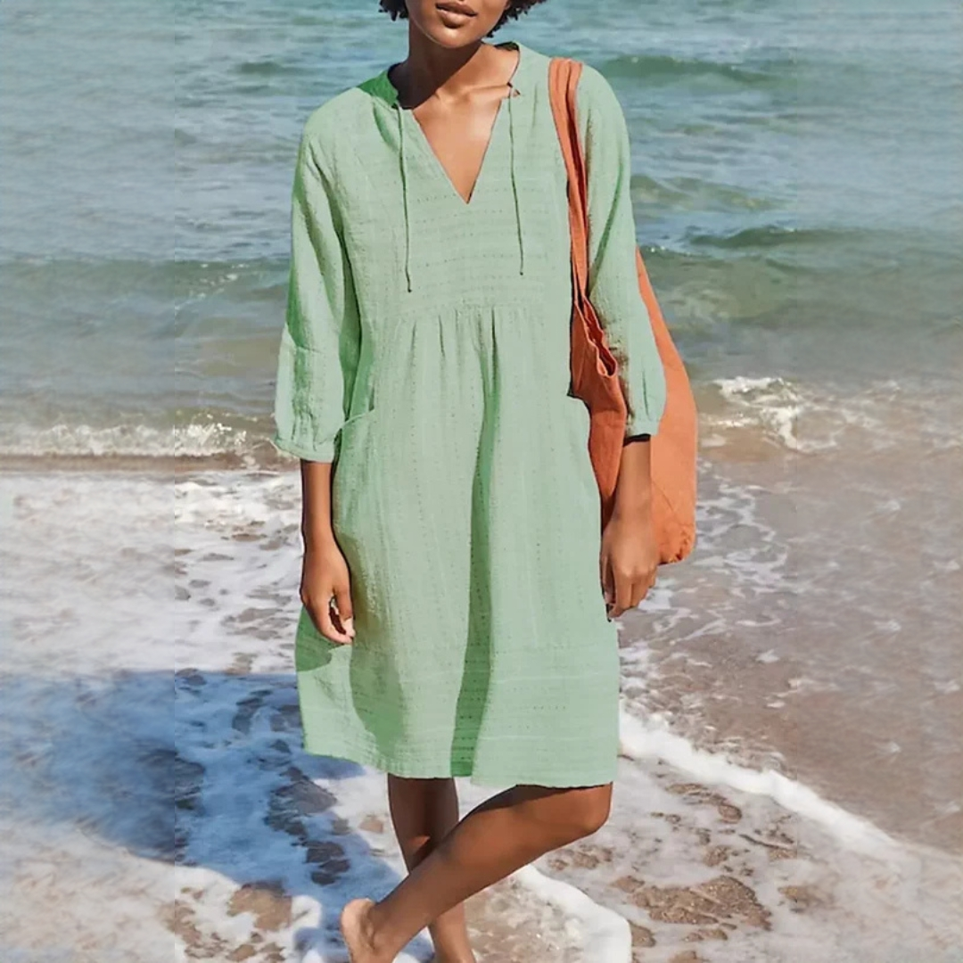 Diona Damen Sommerkleid Elegant Leicht