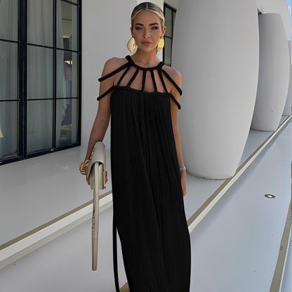 Nikka Damen Sommerkleid Leicht Baumwolle Pastell