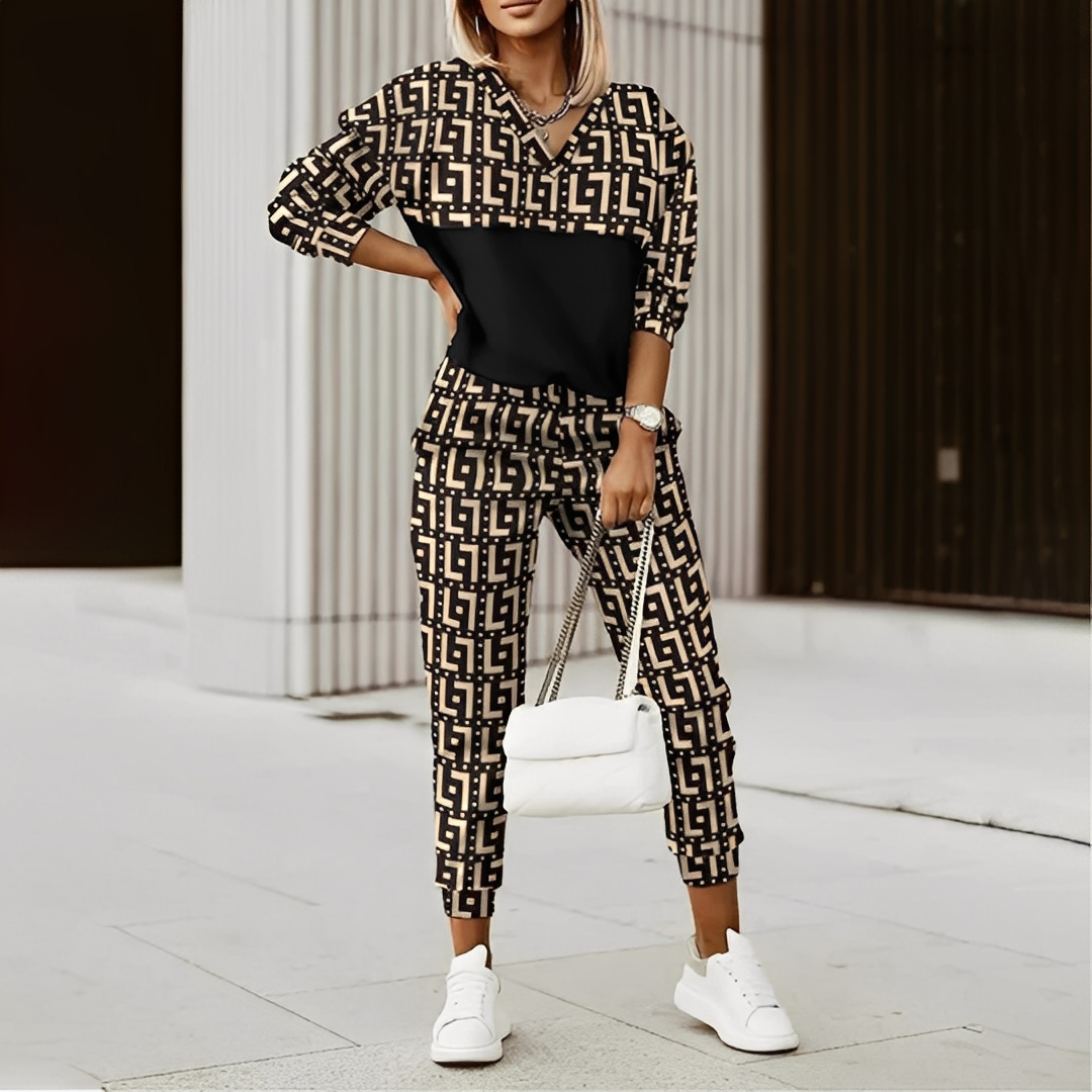 Damen Zweiteiliger Eleganter Anzug Set