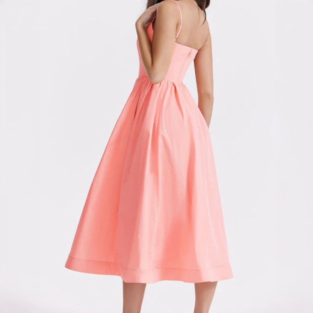 Jenesa Damen Ärmelloses Kleid Elegantes Design