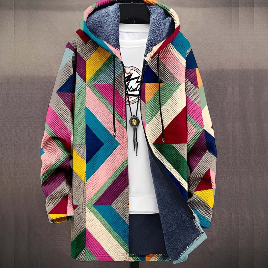 Romy Herren Hoodie Bedruckt Stilvoll Grau - Norvielle