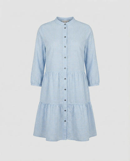 Norvielle Damen A-Linienkleid V-Ausschnitt