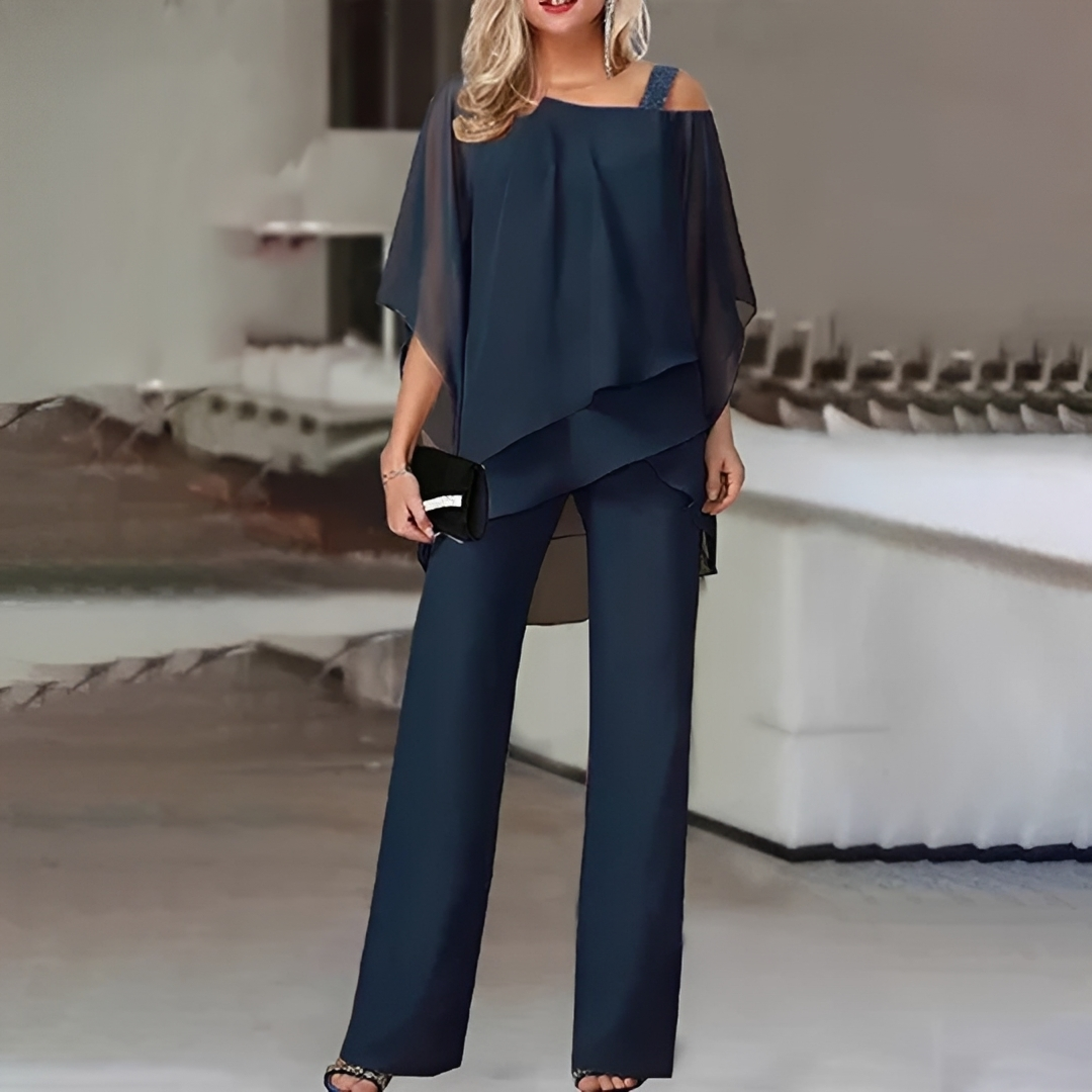 Damen Sommerkleid-Set Baumwolle Leicht Pastellfarben