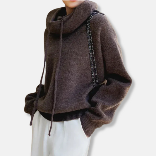 Norvielle Herren Sweatshirt Übergröße Weiches Strickmaterial Kapuze - Norvielle