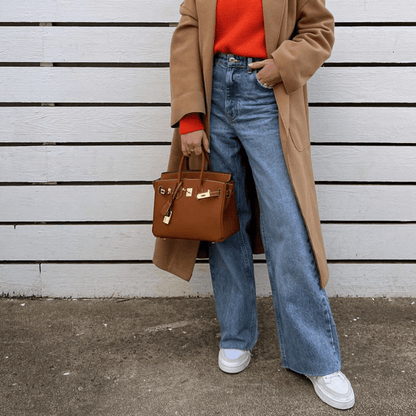 Damen Lederhandtasche Groß