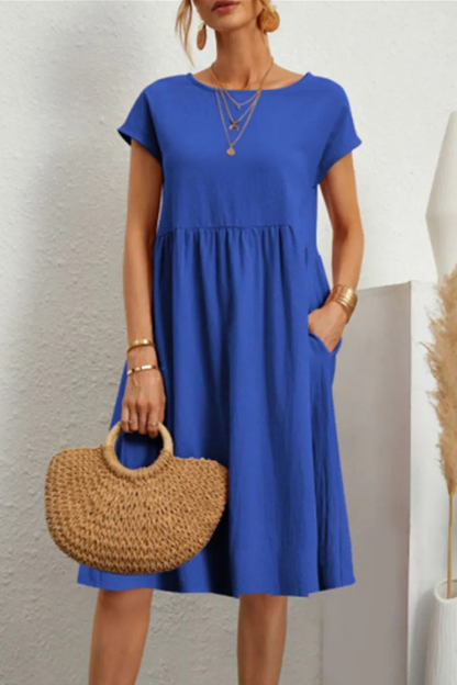 Imogen Damen Patchwork-Kleid Zeitgemäß