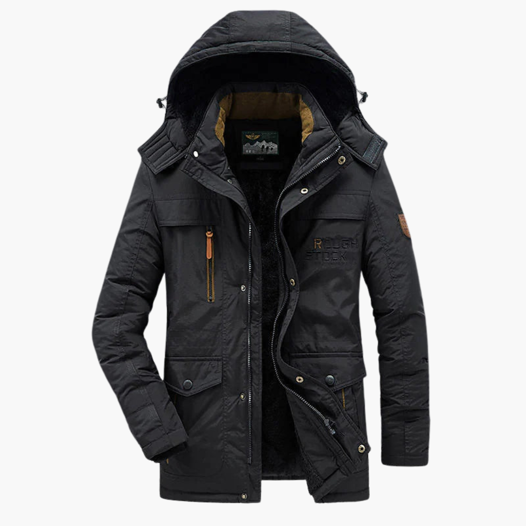 Herren Winterjacke Fleece Lang - Norvielle