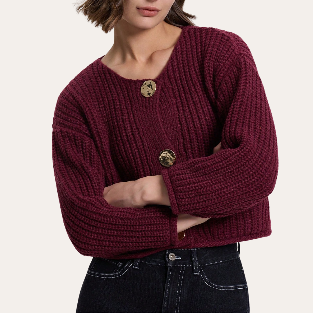 Norvielle Damen Cardigan Stilvoll - Norvielle