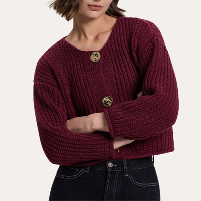 Norvielle Damen Cardigan Stilvoll - Norvielle